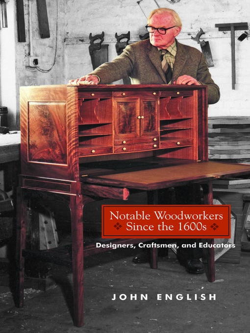Title details for Notable Woodworkers Since the 1600s by John English - Wait list